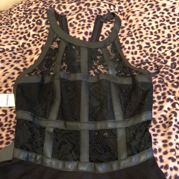 Woman’s black Bebe party dress - Picture 2 of 8